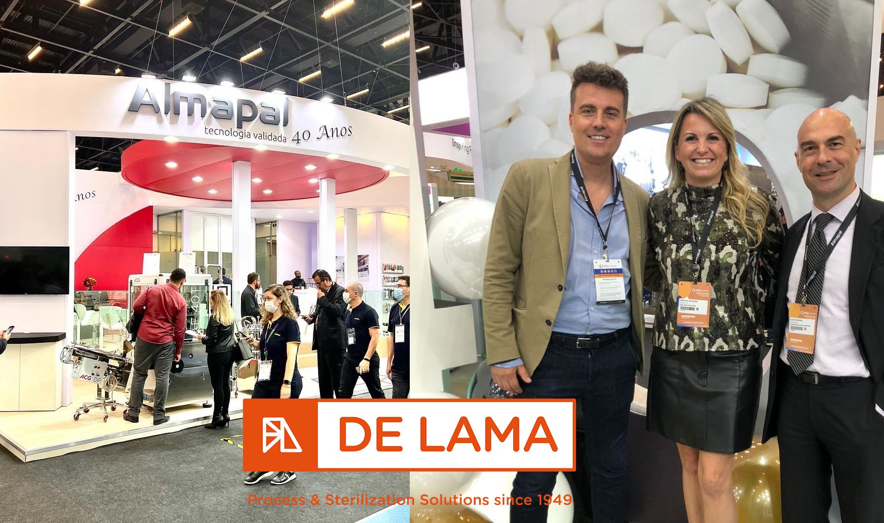 De Lama lance officiellement la collaboration avec Almapal Brasil lors du FCE Farma à Sao Paulo