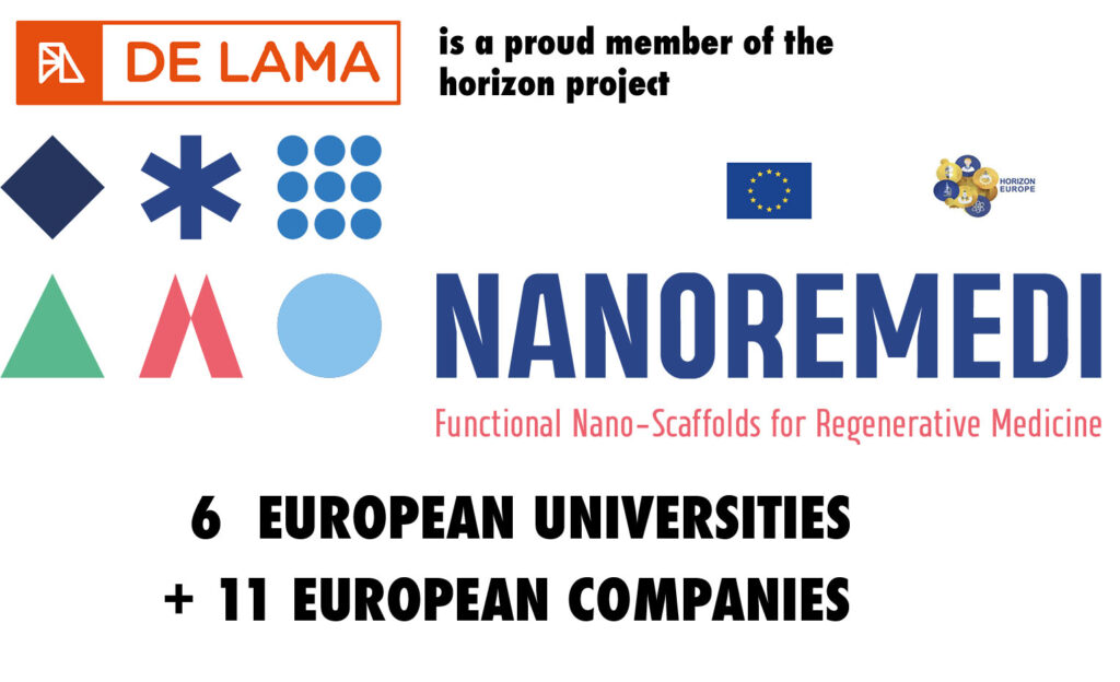 De Lama en el proyecto NANOREMEDI, un consorcio europeo con financiación de Horizon, para diseñar nano-andamios para medicina regenerativa