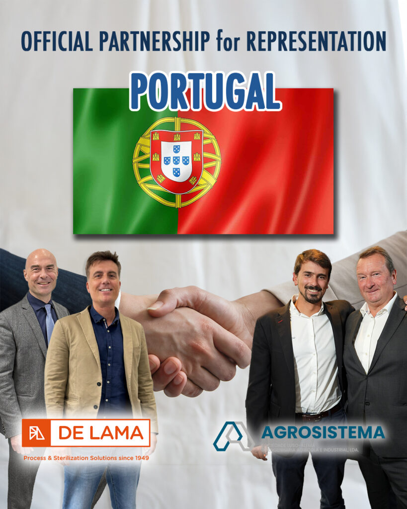 Official partnership for Portugal. De Lama will be represented by Agrosistema.