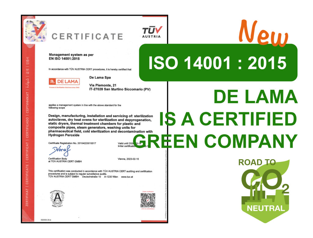 DE LAMA OBTIENE LA CERTIFICACIÓN ISO 14001:2015 PARA LA GESTIÓN DEL SISTEMA AMBIENTAL. ¡SOMOS OFICIALMENTE UNA EMPRESA VERDE!