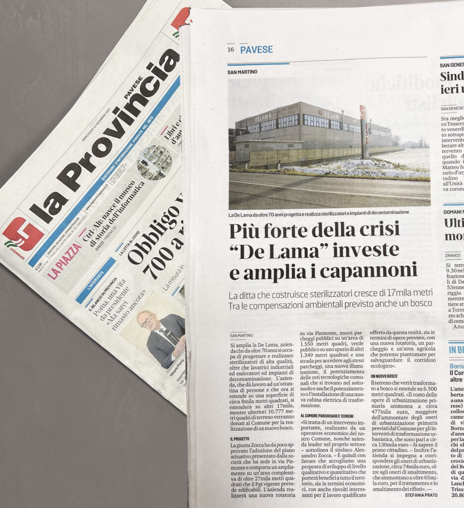 Stronger than the crisis. De Lama invests and expands the warehouses