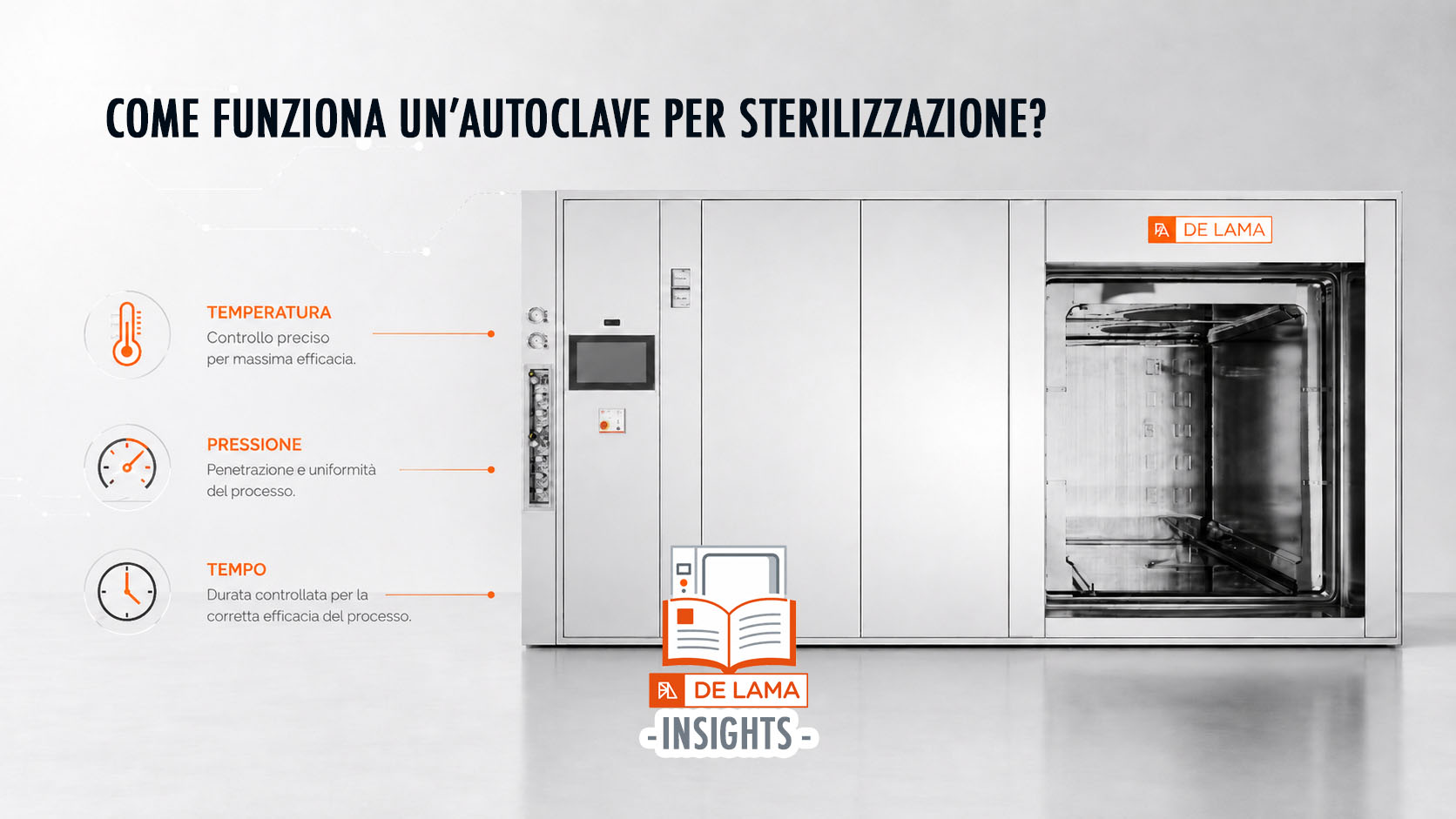 Come funziona un’autoclave per sterilizzazione industriale: processo, pressione, temperatura e applicazioni