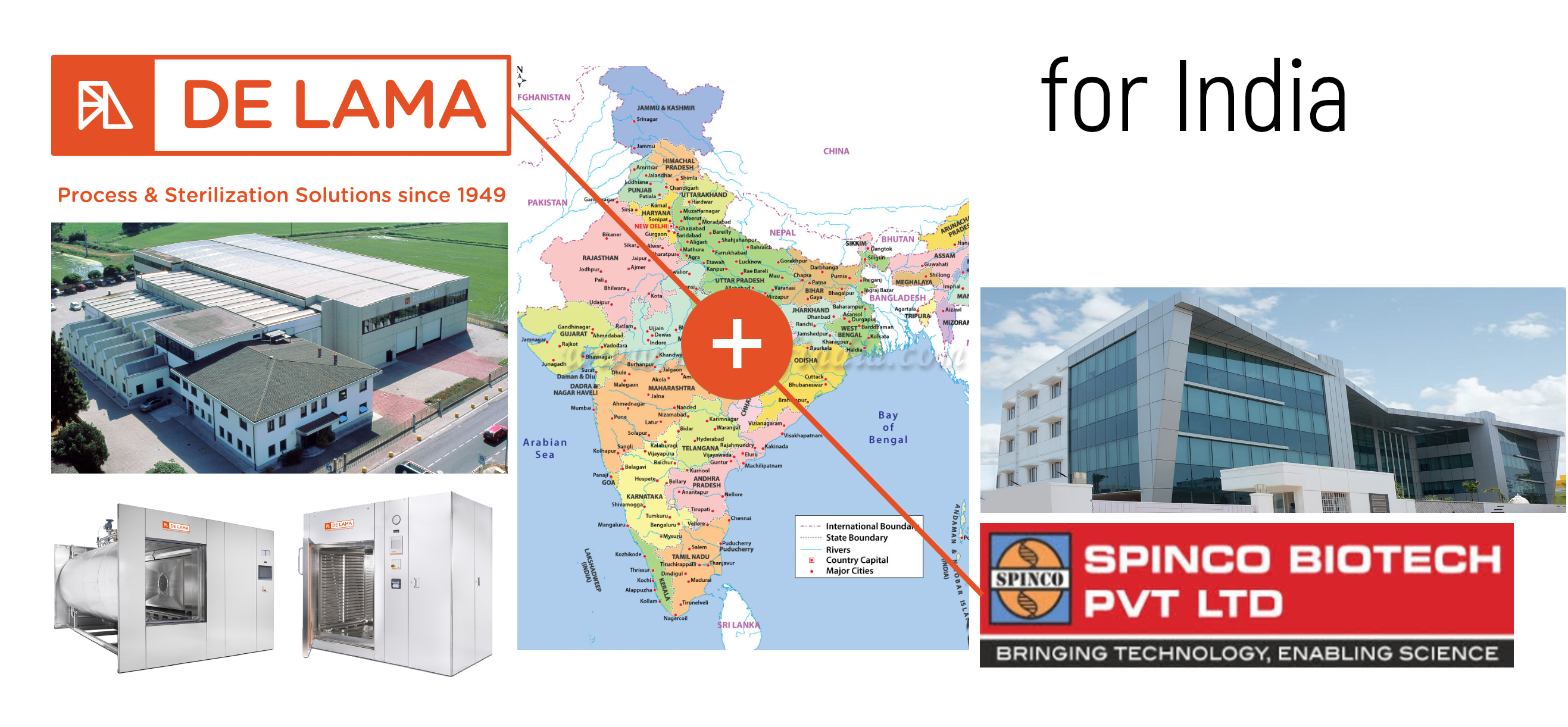 De Lama y Spinco Biotech anuncian oficialmente asociaciones de distribución en India