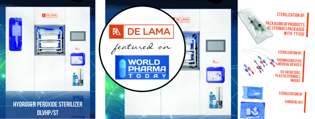 Magazine World Pharma Today defines new De Lama DLVHP Vacuum Hydrogen Peroxide Sterilizers and pass-boxes: ‘revolutionary’