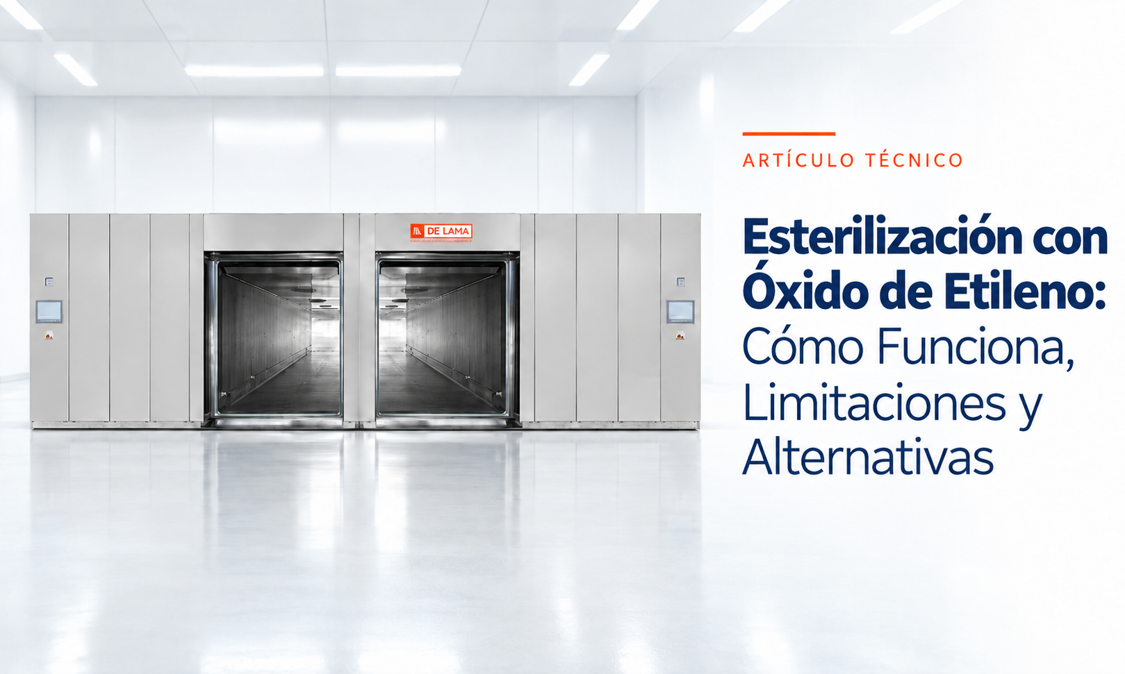 Esterilización con óxido de etileno: cómo funciona, límites y alternativas
