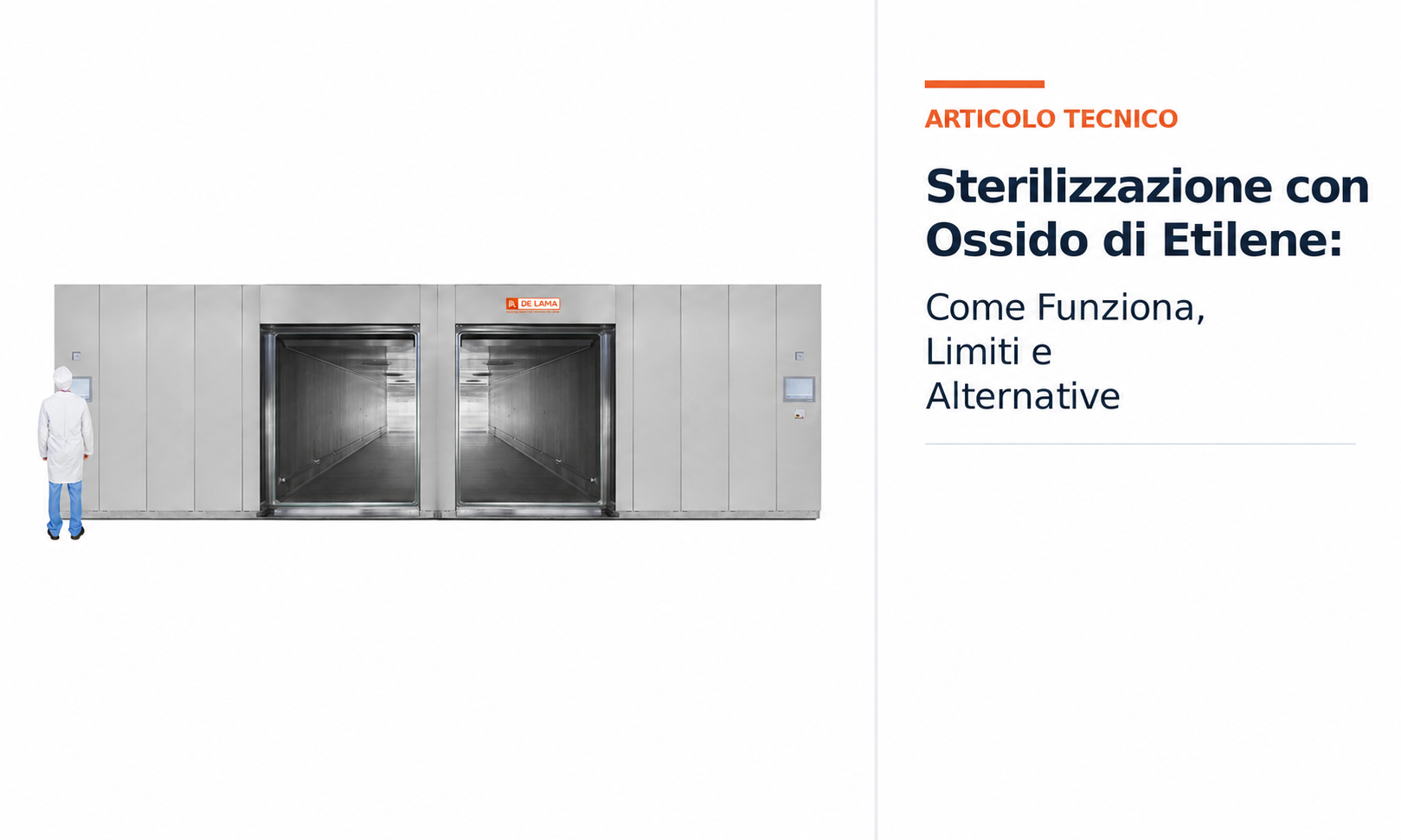 Sterilizzazione a ossido di etilene: come funziona, limiti e alternative
