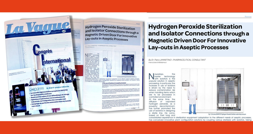 Hydrogen Peroxide Sterilization and Isolator Connections through  a Magnetic Driven Door for Innovative Lay-outs in Aseptic Processes